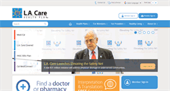 Desktop Screenshot of lacare.org